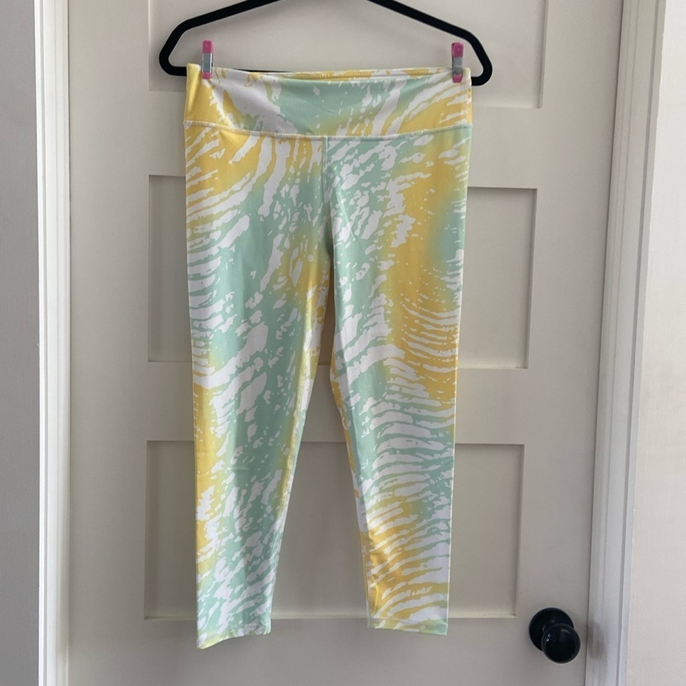 - Fabletics pants. NWOT green and yellow​​​​